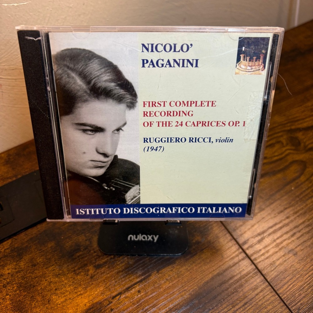 Paganini 24 Caprices Ruggiero Ricci 1947 Recording IDIS 309 Classical CD Italy